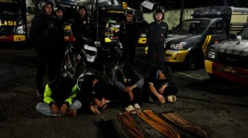 Polres Majalengka Gagalkan Perang Sarung Amankan 4 Remaja